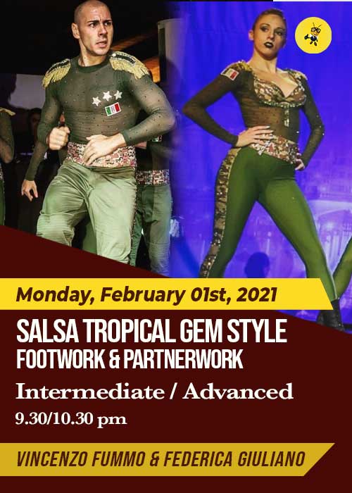 Salsa TG style Footwork & Partnerwork - int/adv